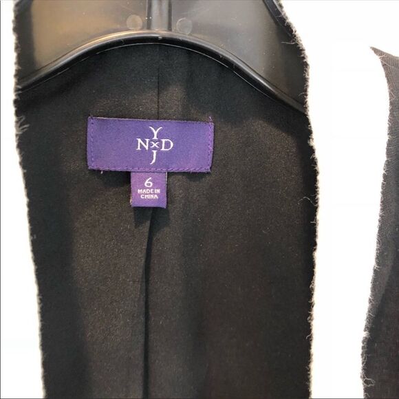 NYDJ black white contrast pointe blazer NWOT - Picture 5 of 8